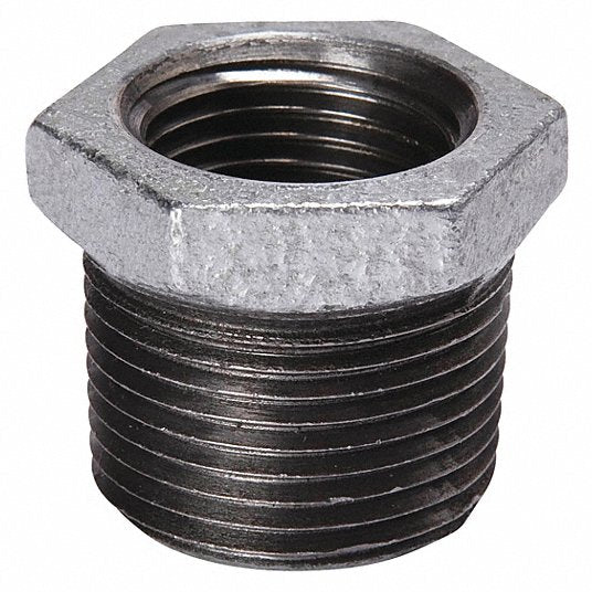 Matco-Norca, 1 1/2" x 1 Galvanized Mall Bushing