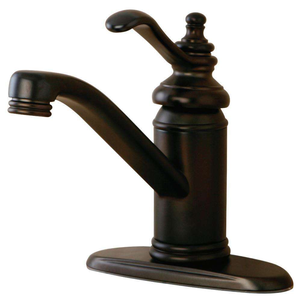 Kingston Brass, Kingston Brass KS3405TL Templeton 4" Single Handle Bathroom Faucet, Oil Rubbed Bronze