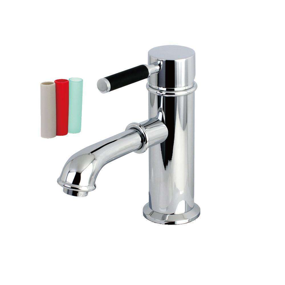 Kingston Brass, Kingston Brass KS7411DKL Kaiser Single-Handle Bathroom Faucet, Polished Chrome