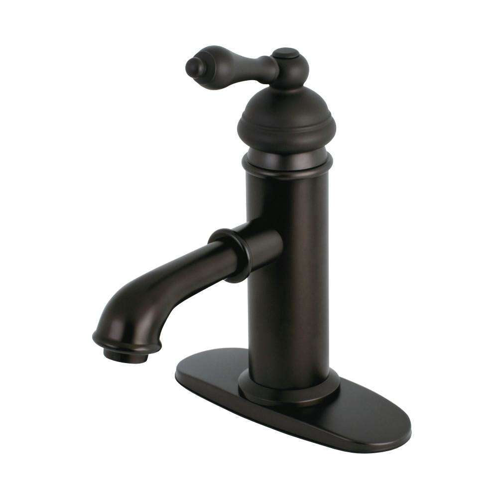 Kingston Brass, Kingston Brass KS7415ACL American Classic Single-Handle Bathroom Faucet, Oil Rubbed Bronze