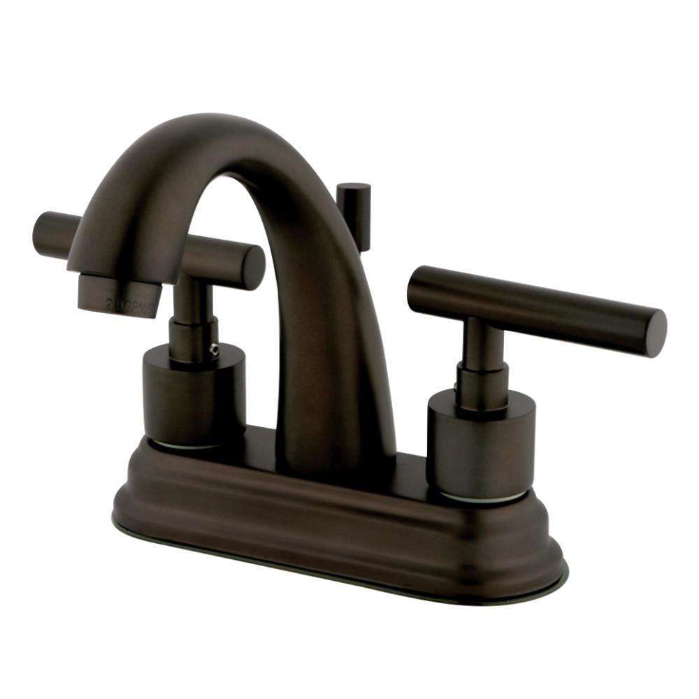 Kingston Brass, Kingston Brass KS8615CML 4 in. Centerset Bathroom Faucet, Oil Rubbed Bronze