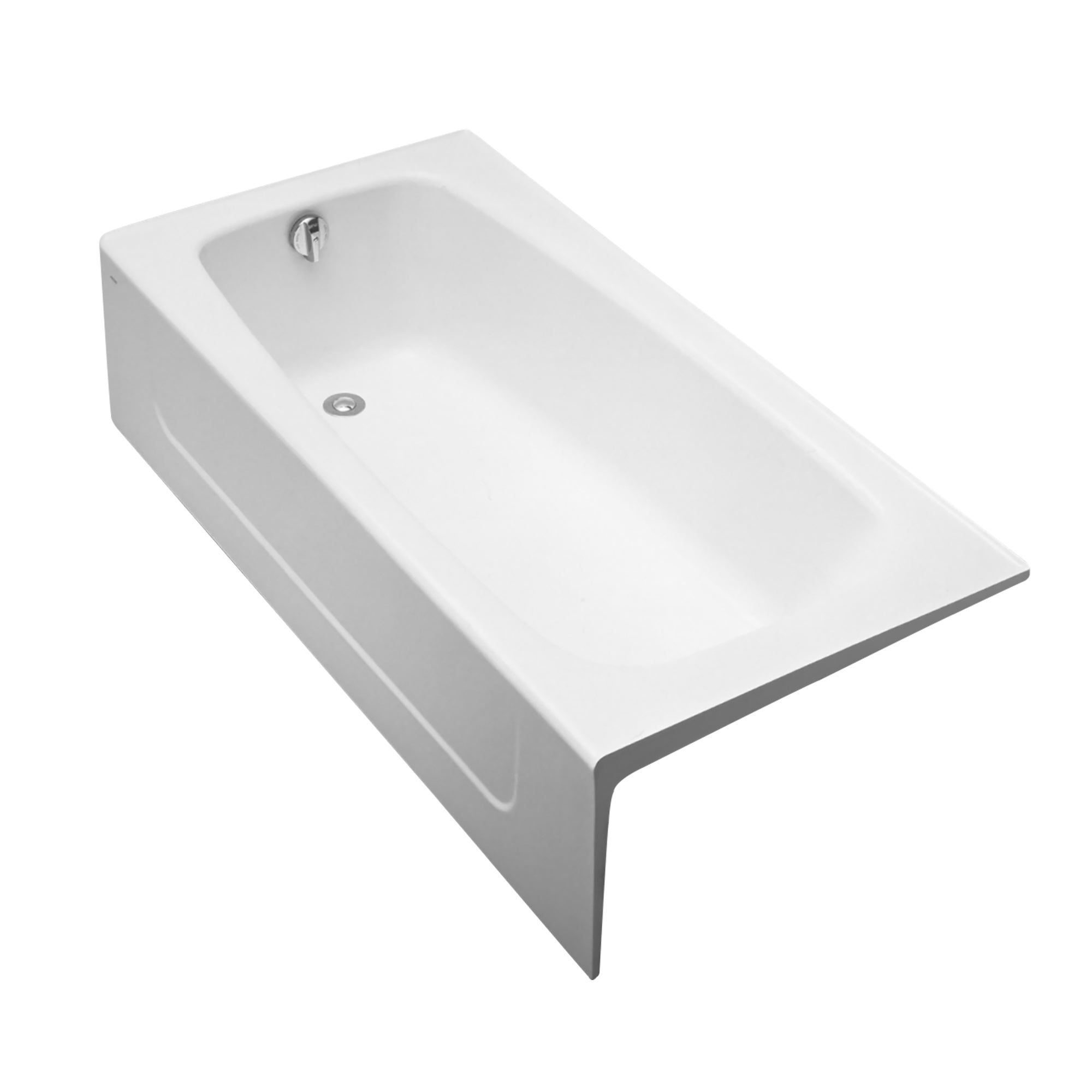 TOTO, TOTO L-HAND CAST IRON BATHTUB 66" x 32" x 16-5/16"--COTTON